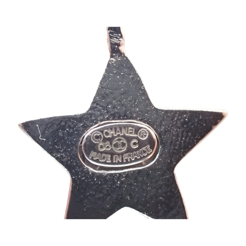 Chanel Coco Mark Star Drop Earrings - Picture 5 of 5